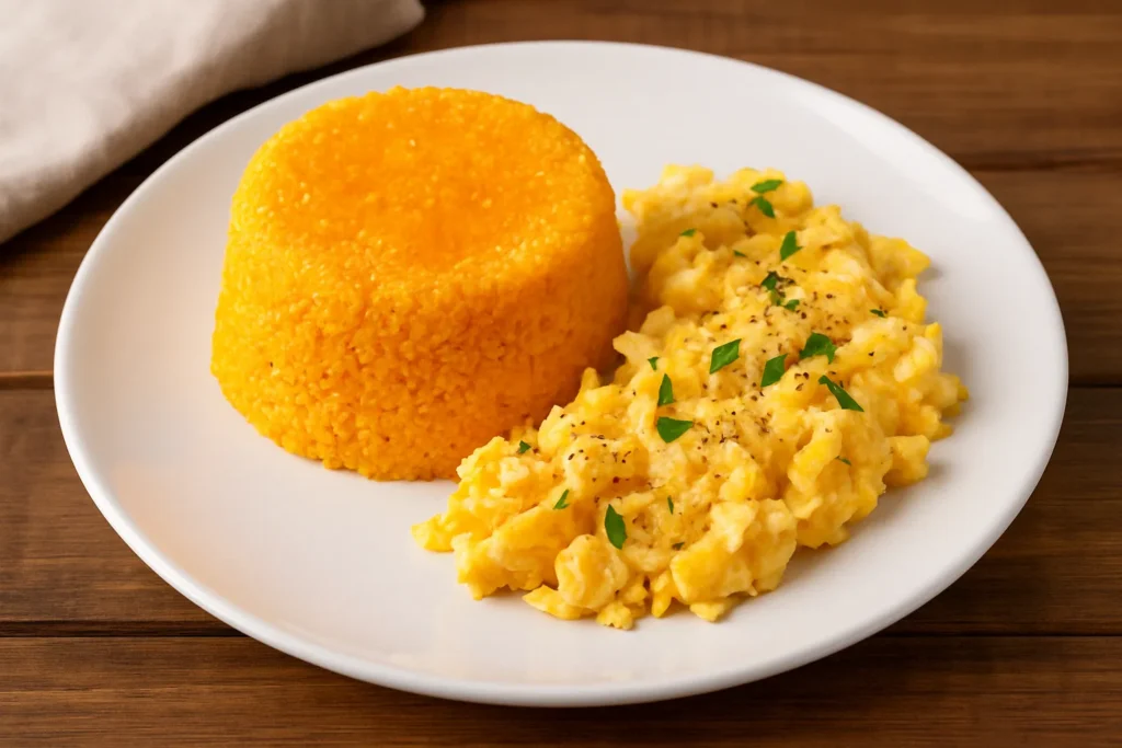 Cuscuz Nordestino com Ovo Mexido Fit – Prático, Saboroso e Rico em Nutrientes