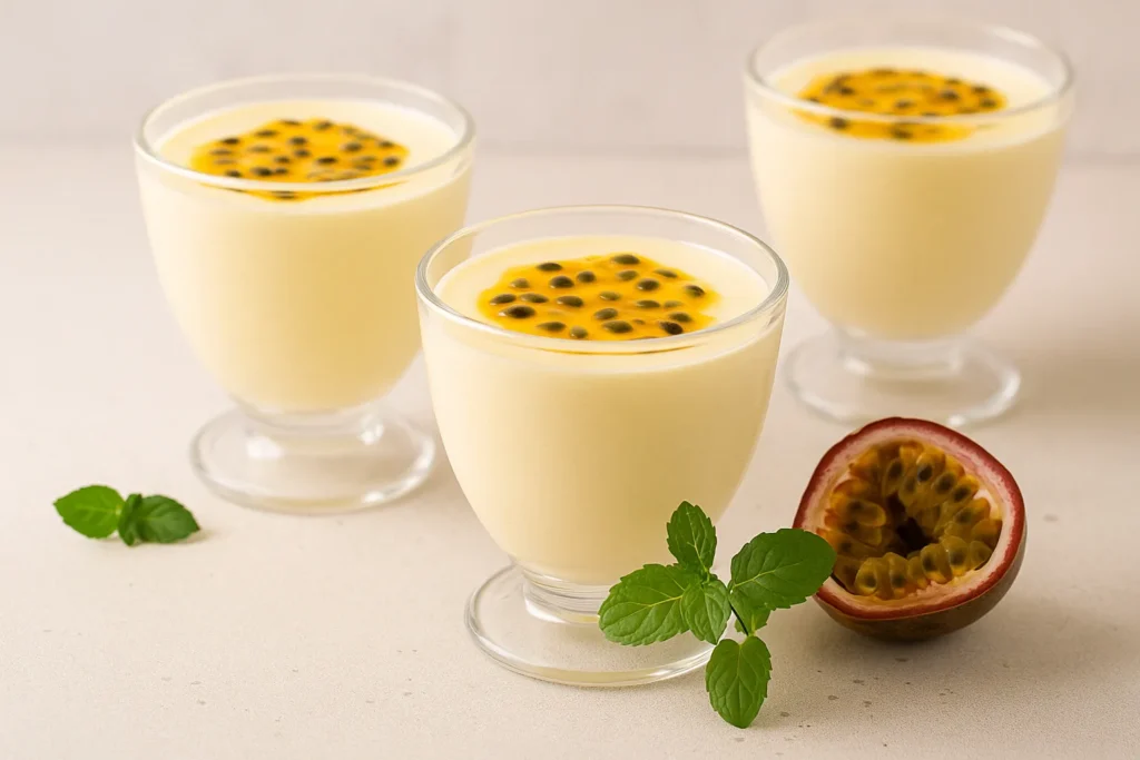 Mousse de Maracujá com Iogurte Natural – Sobremesa Saudável, Refrescante e Super Leve