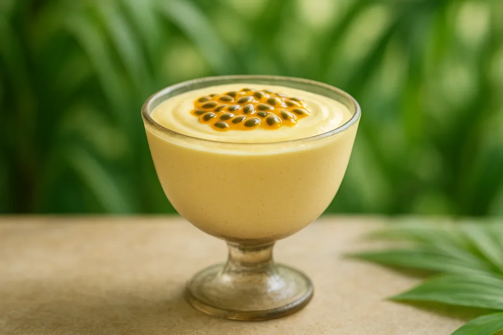 🍨💪 Mousse de Maracujá com Whey: Cremosa e Refrescante