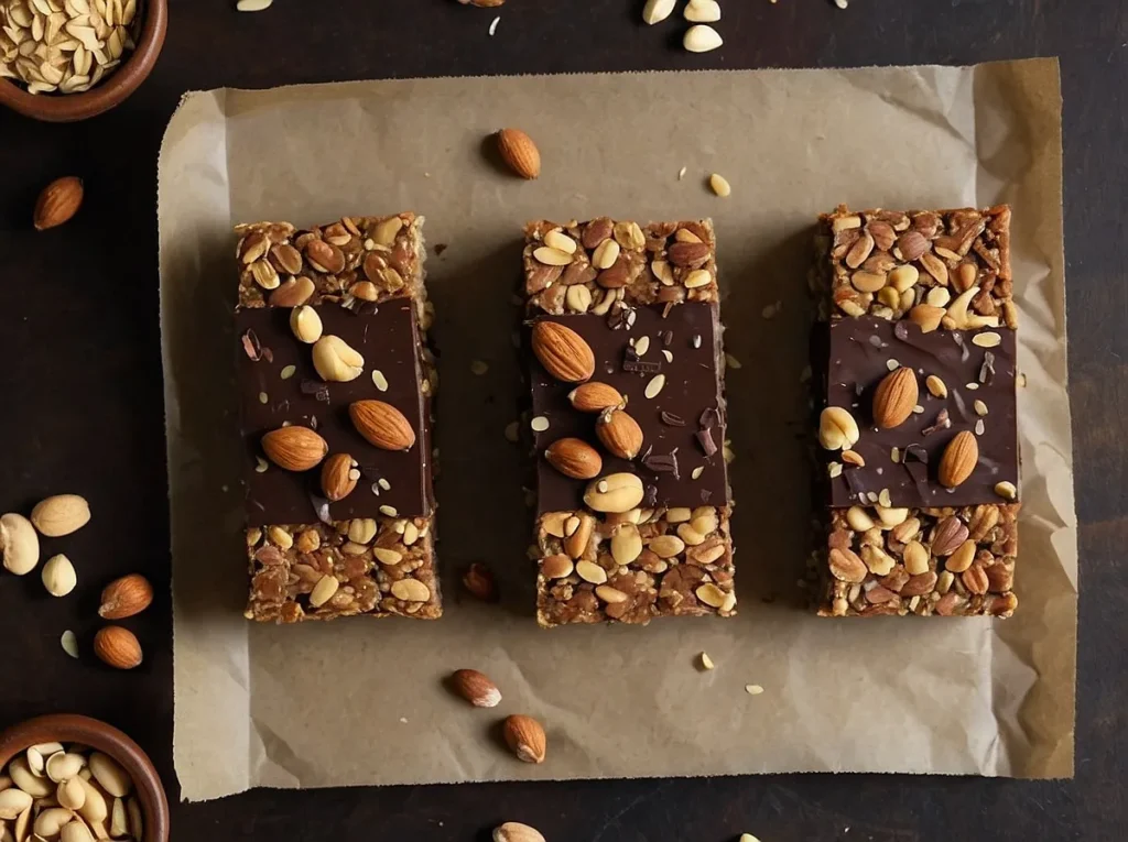 🍫 Barra de Cereal Caseira com Castanhas e Cacau: Energia Limpa, Sabor Real e Zero Industrializados