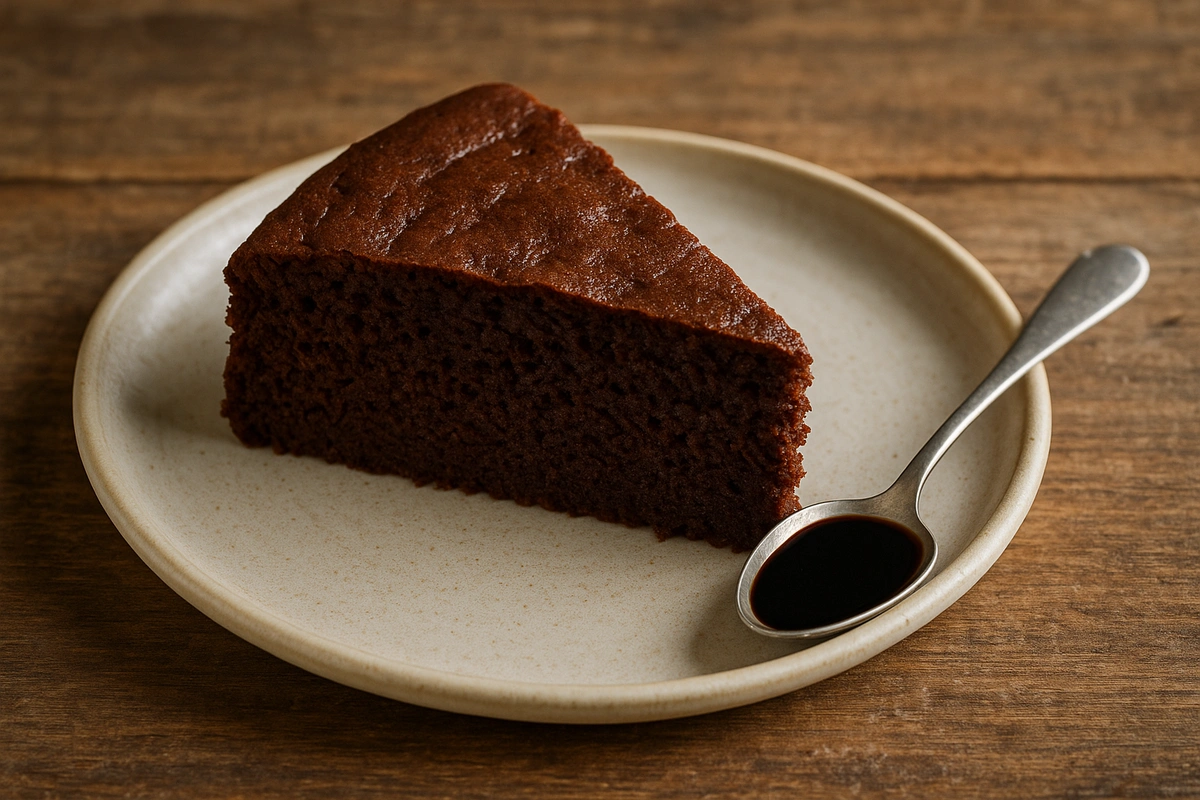 🍫 Bolo de Cacau com Farinha de Arroz e Melado – Leve, Intenso e 100% Natural
