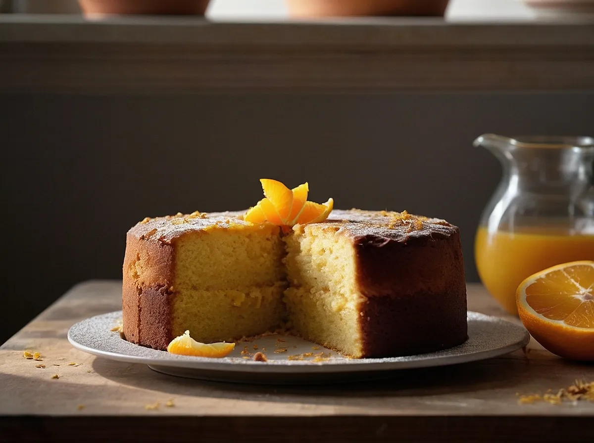 Bolo de Laranja com Gengibre e Mel – Aromático, Funcional e Perfeito para a Imunidade