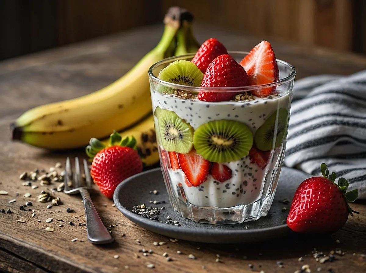 🥣 Iogurte Natural com Mel e Frutas Picadas: Um Café da Manhã Simples Que Nutre e Encanta