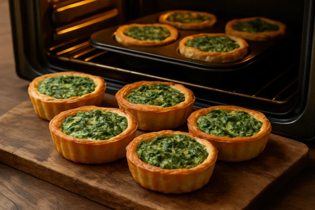 Mini Torta de Espinafre com Ricota no Forninho – Lanche Saudável, Prático e Rico em Proteínas