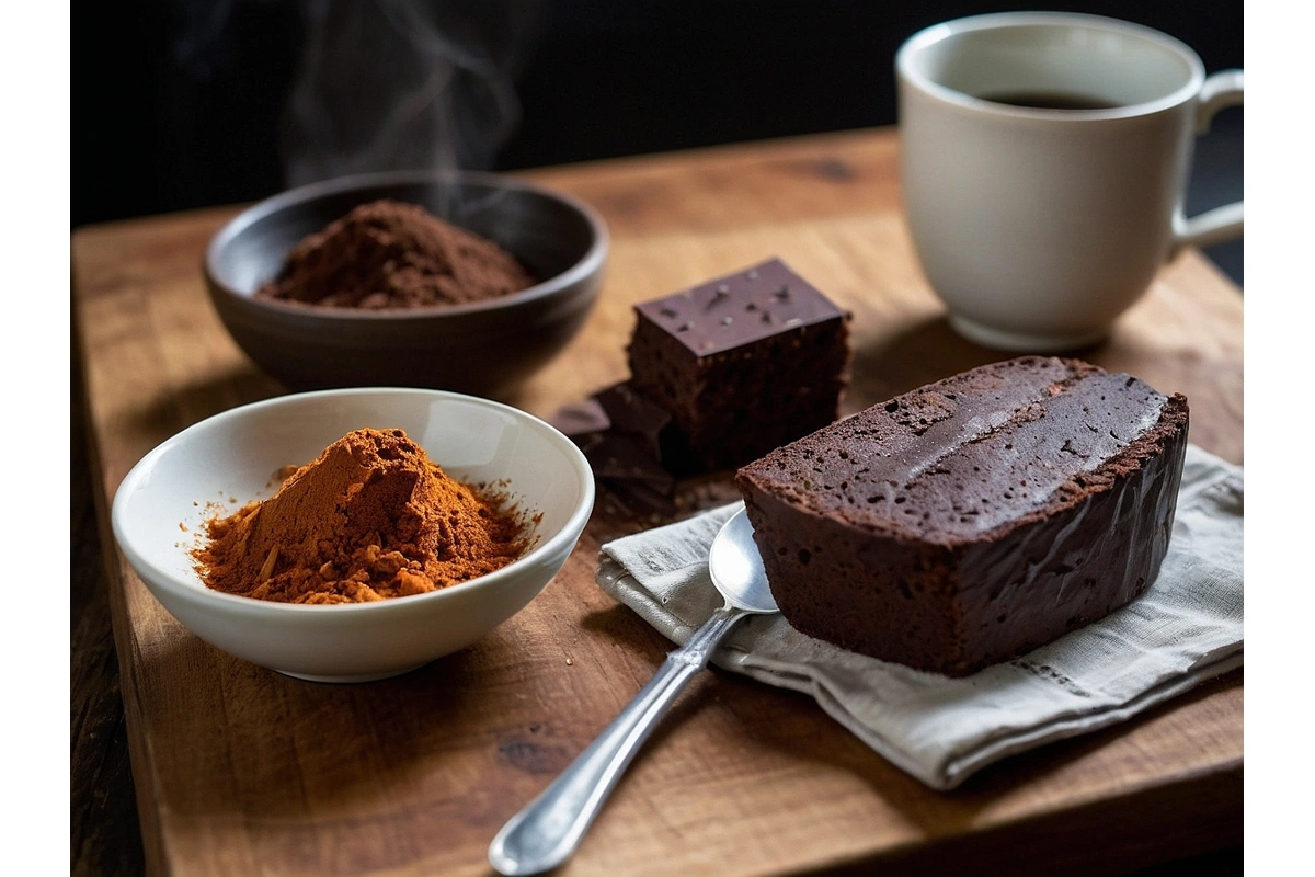 Bolo de Chocolate com Batata-doce e Cacau 70%