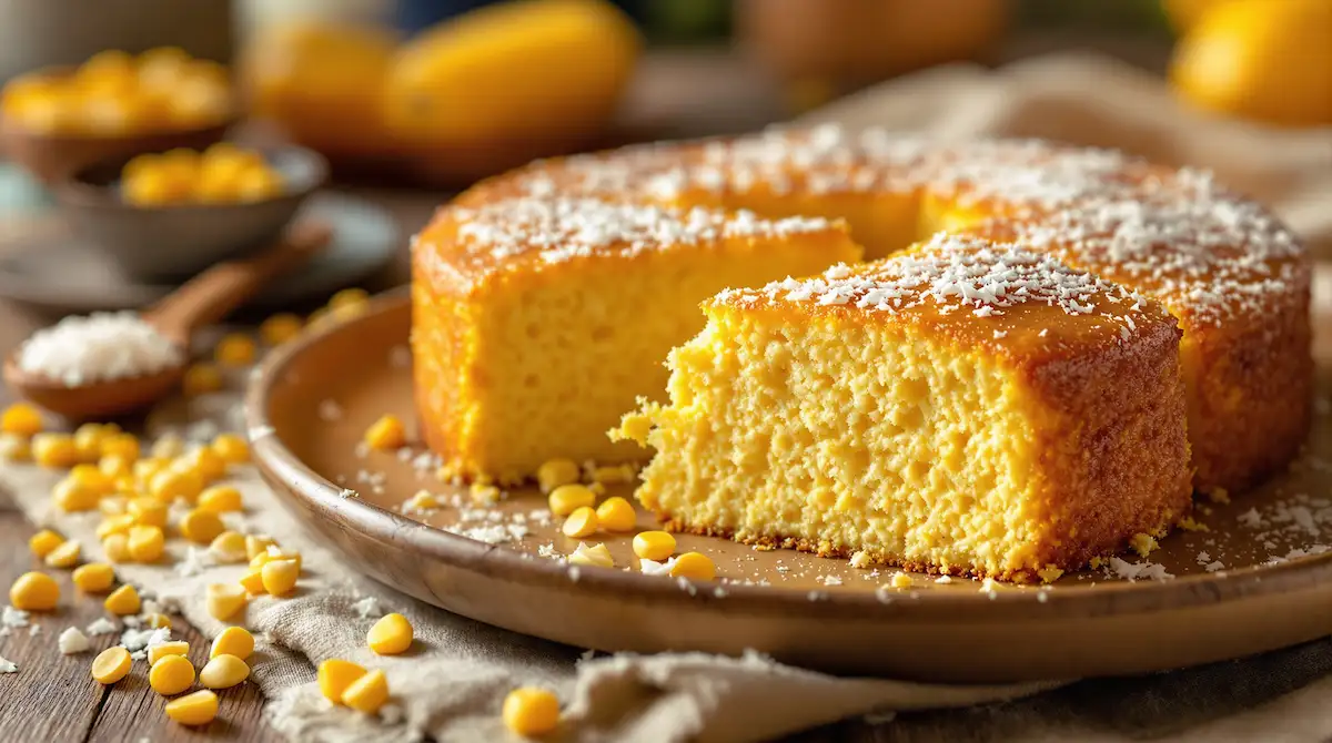 Esse Bolo de Milho Não Vai Farinha — e Ninguém Desconfiou