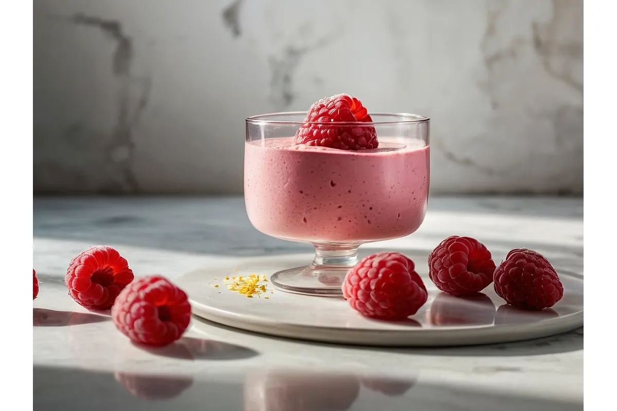 Mousse de Framboesa com Iogurte e Toque de Limão: Leve, Lindo e Apaixonante