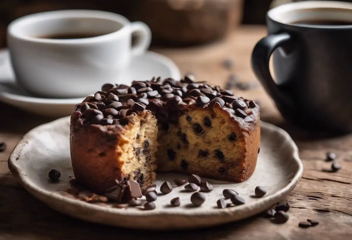 Bolo de Café com Proteína de Baunilha