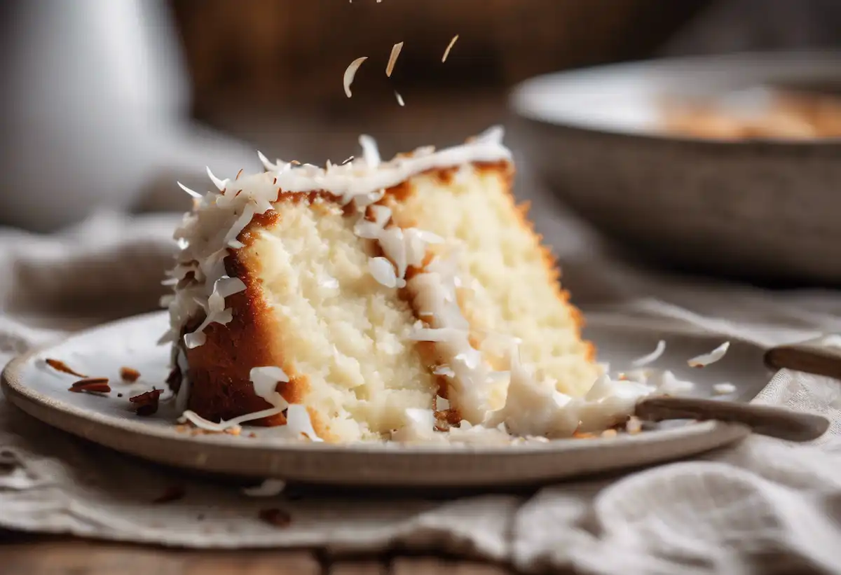 Bolo de Coco Queimado com Melado
