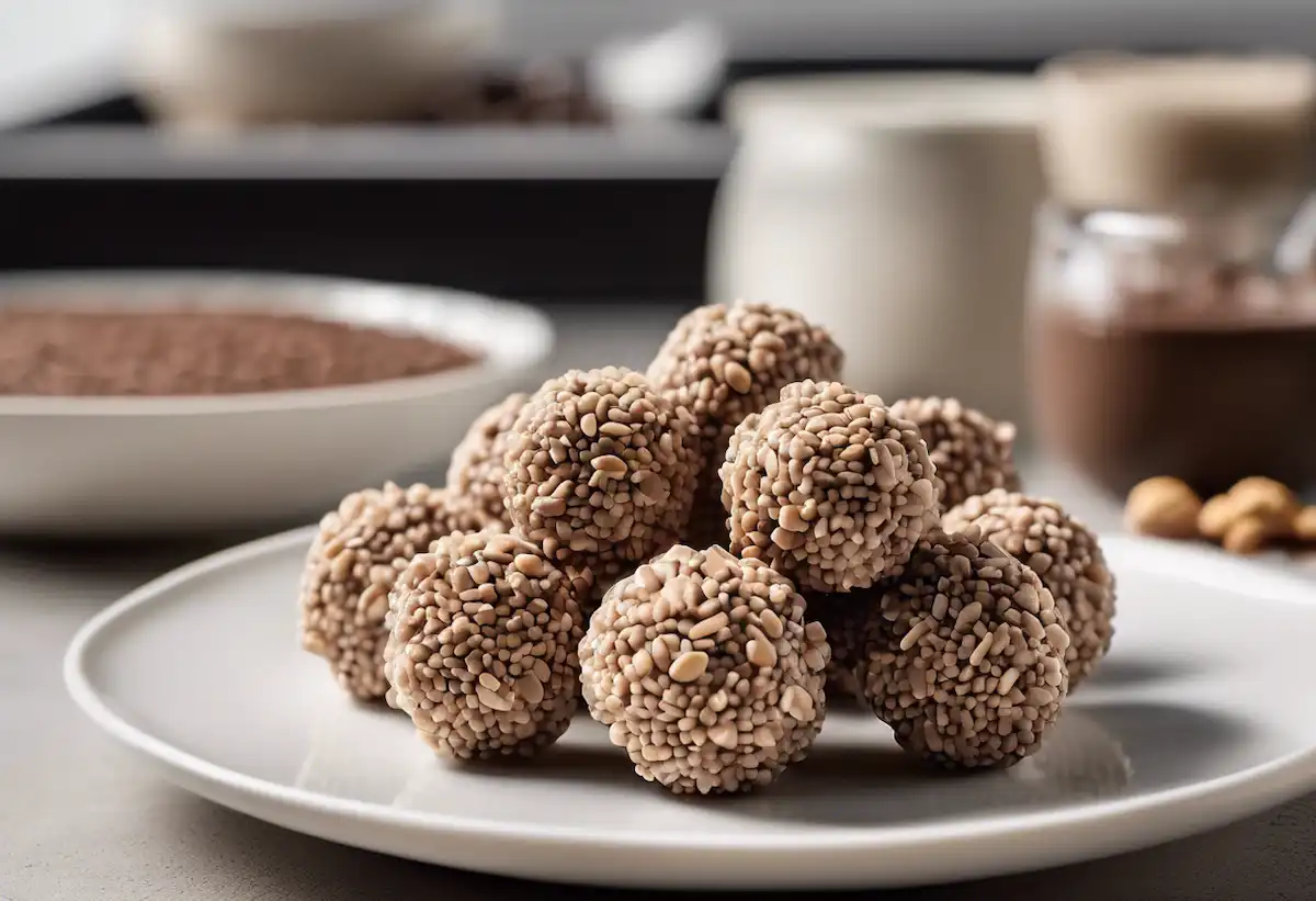 Brigadeiro Proteico com Pasta de Amendoim e Whey