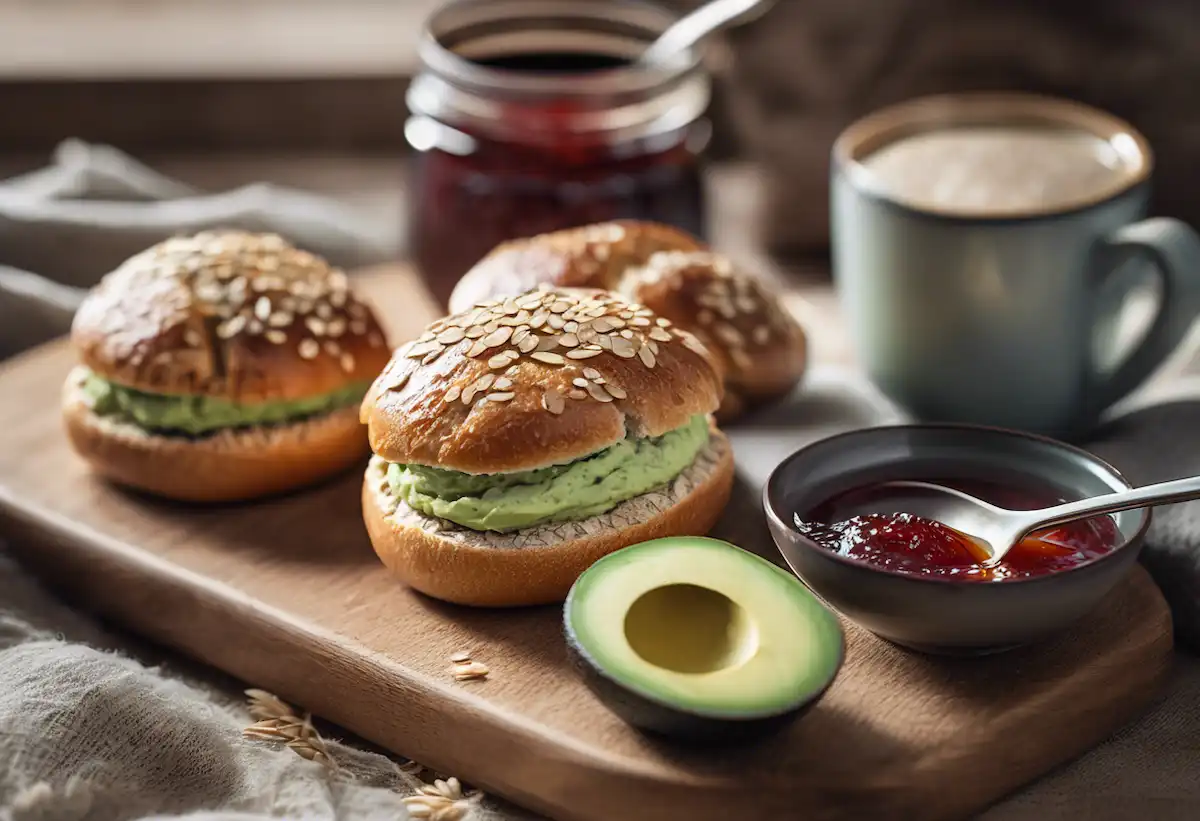 Pãozinho de Aveia com Gergelim