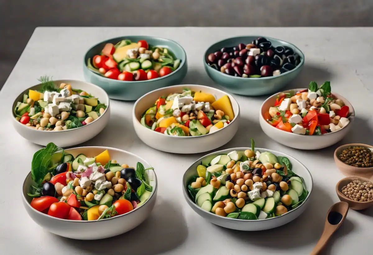 Saladas Rápidas e Saborosas: Prontas em Poucos Minutos