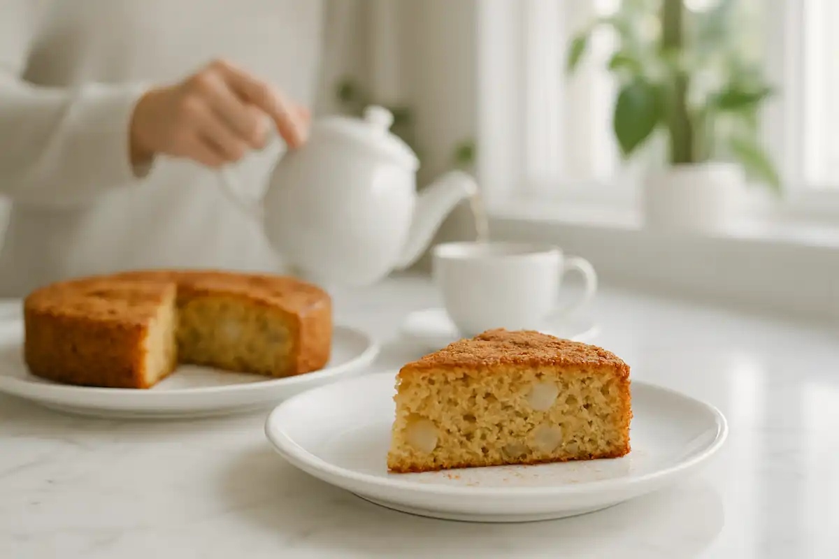 🍐 Bolo de Amêndoas com Pera e Especiarias: Sabor Delicado, Textura Macia e Aroma Aconchegante