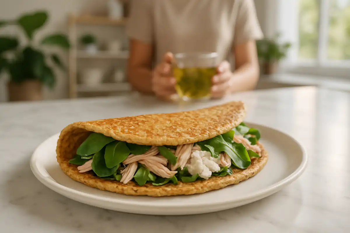🥞 Essa Panqueca Salgada Me Alimenta em 10 Minutos e Não Enjoa