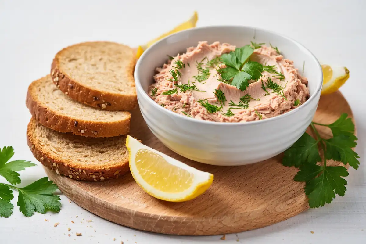Pastinha de Atum com Cottage para Torradas Integrais
