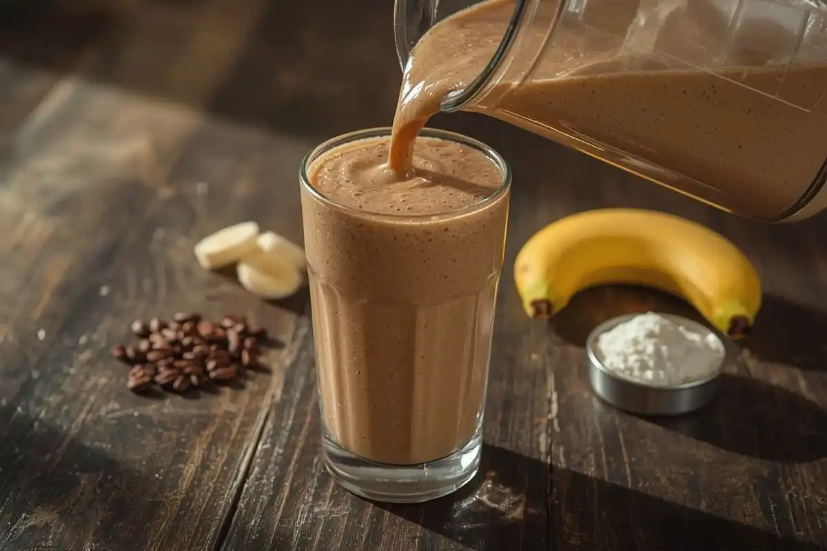 Smoothie de Café com Banana e Proteína: Energia Para o Melhor Pai