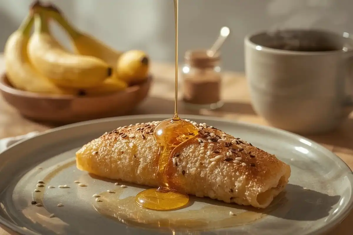 Tapioca de Banana com Canela e Gergelim: Simples, Saudável e Cheia de Memórias