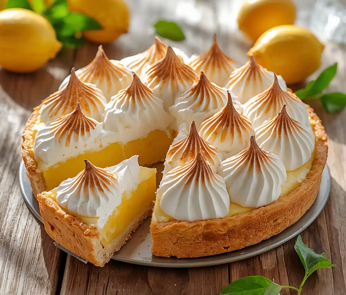 A Torta de Limão Perfeita: Creme Aveludado e o Merengue Mais Firme do Mundo! 🍋✨
