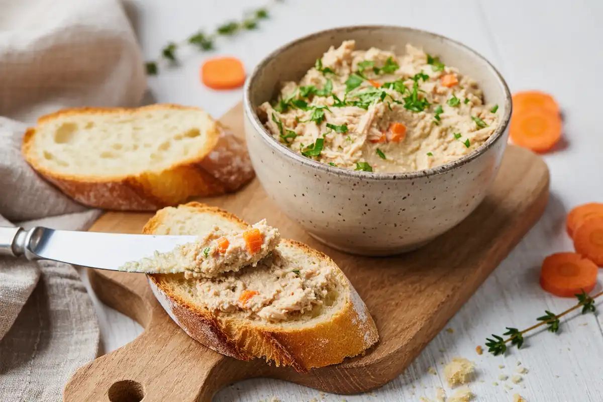 Este Patê de Frango Cremoso Vai Ser a Estrela do Seu Próximo Lanche