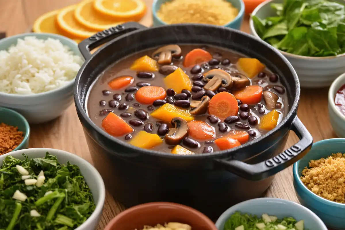Feijoada Vegana: Mais Leve, Mais Saborosa e Pronta na Metade do Tempo