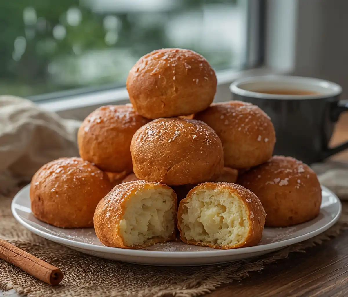 O Bolinho de Chuva que Fica Sequinho e Não Encharca de Óleo 🌦️