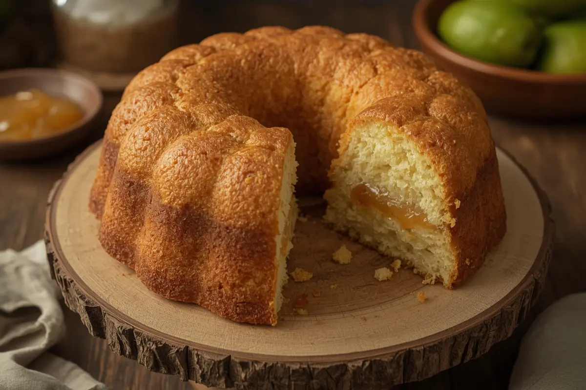 🌽 O Bolo de Fubá com Goiabada que é a Cara da Casa da Vovó