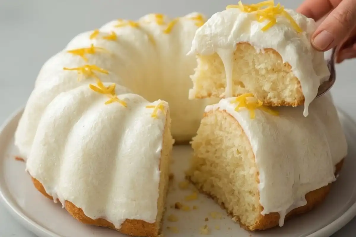 🍋 O Bolo de Limão com Cobertura de Mousse que Derrete na Boca
