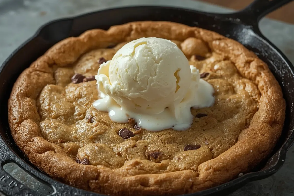 🍪 O Cookie de Frigideira Gigante para Comer de Colher