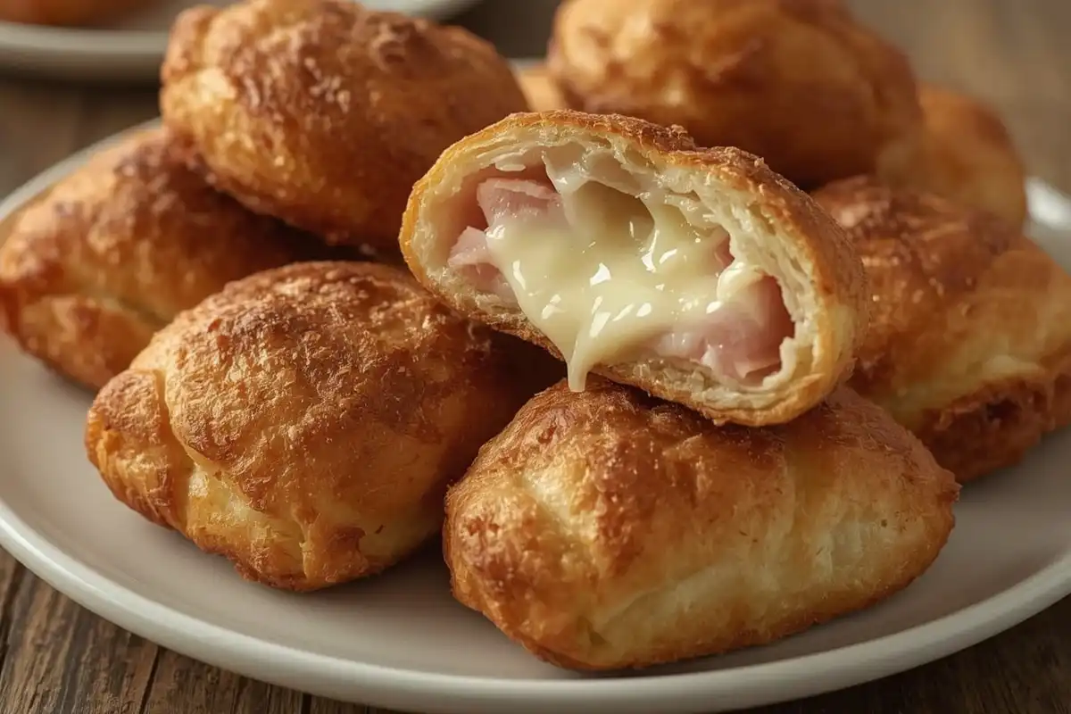 🧀 O Enroladinho de Queijo e Presunto que Frita em 3 Minutos