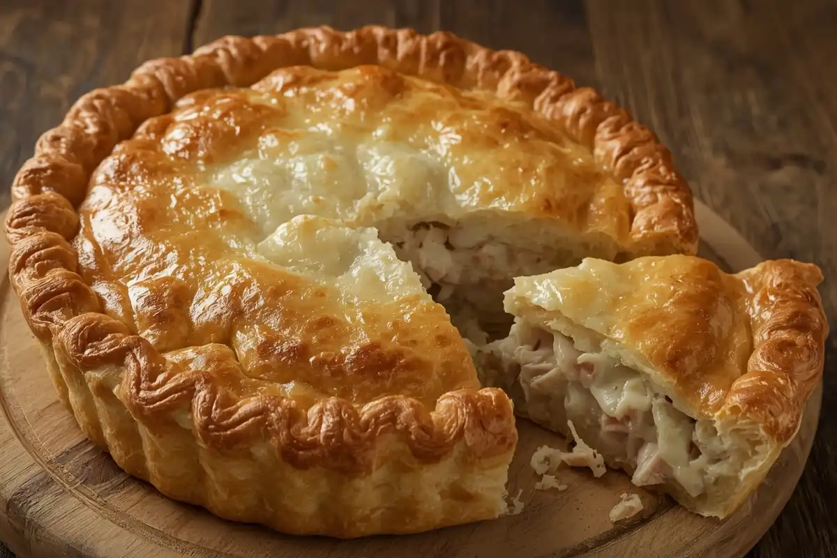 O Segredo da Torta de Frango Cremosa com Massa que Desmancha