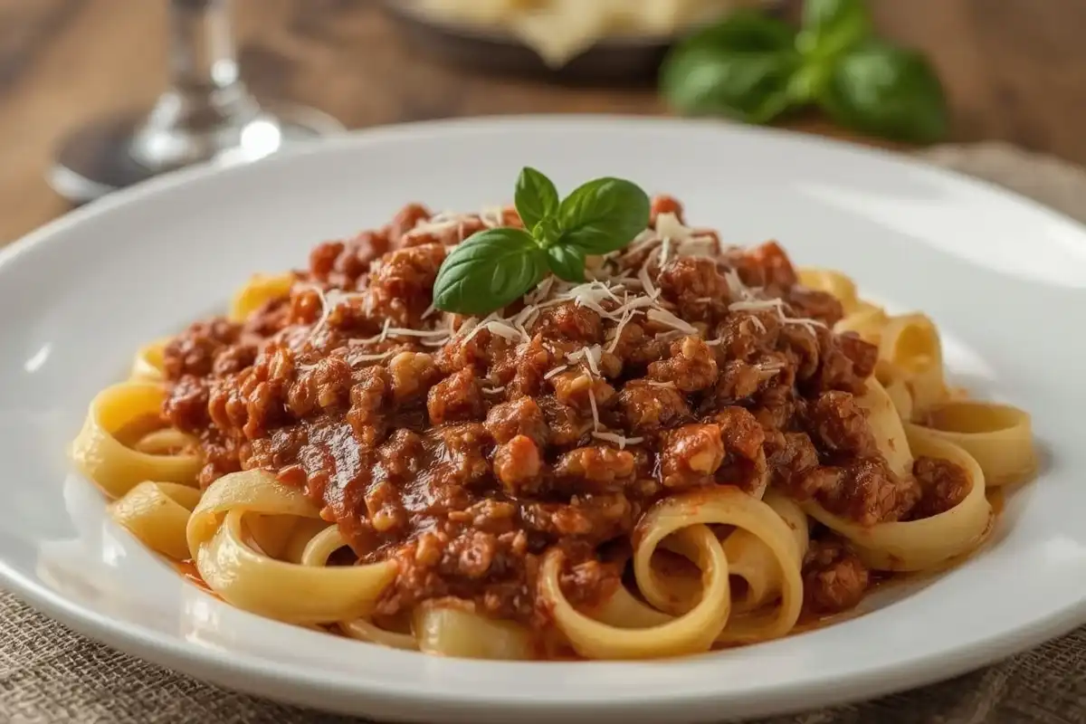 🍝 O Truque para um Macarrão à Bolonhesa com o Molho Encorpado Perfeito