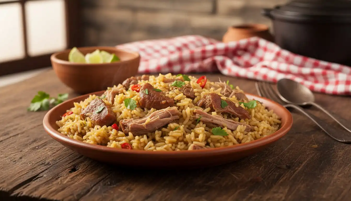 A Receita de Arroz com Suã que É Pura Comida de Fazenda