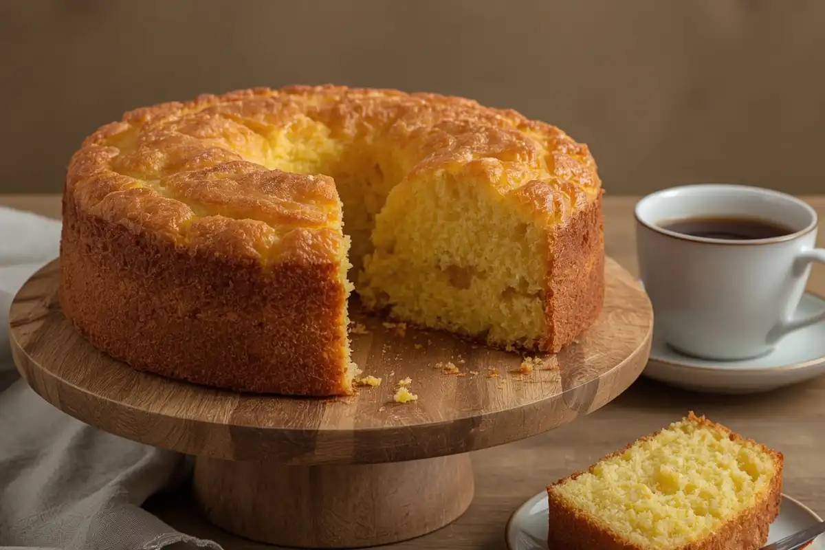 A Receita de Bolo de Fubá com Goiabada que é a Cara da Fazenda