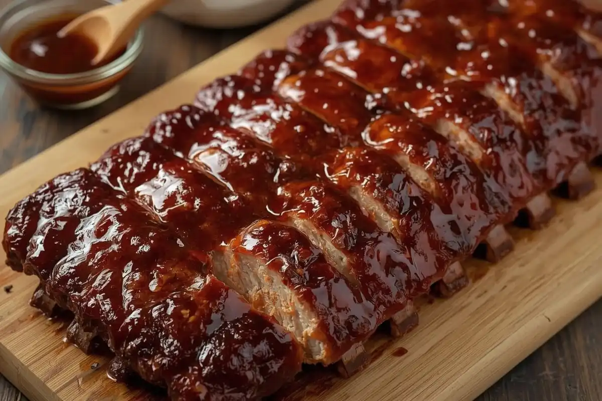 A Receita de Costelinha de Porco com Molho Barbecue