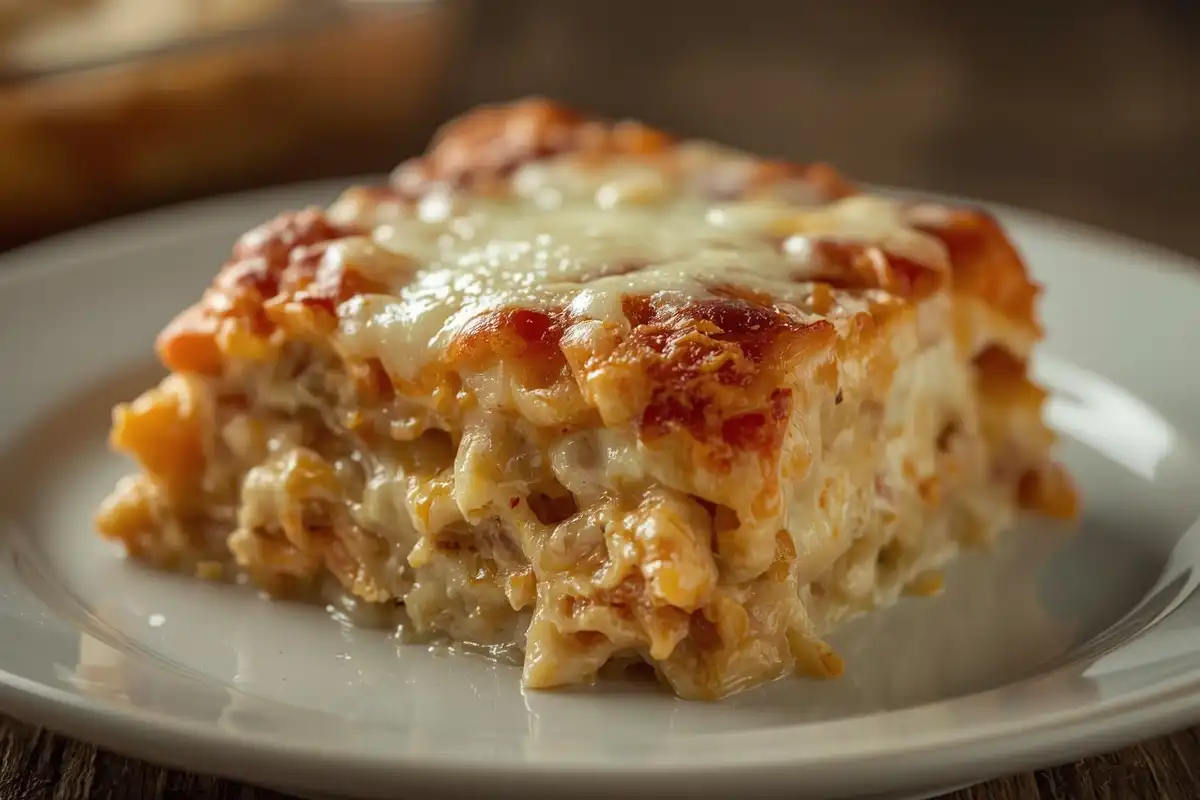 A receita de lasanha de frango com molho branco super cremosa