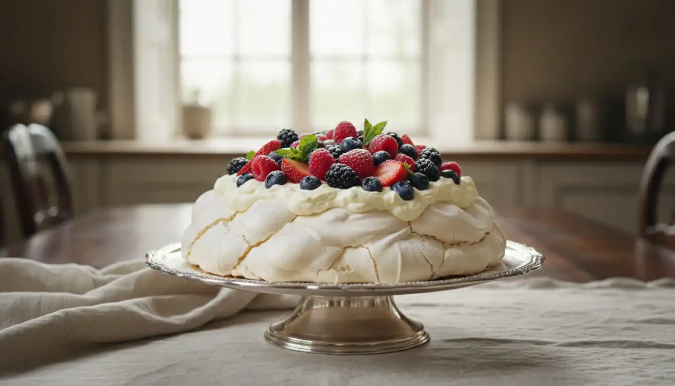 A Receita de Pavlova, a Sobremesa que Parece uma Nuvem