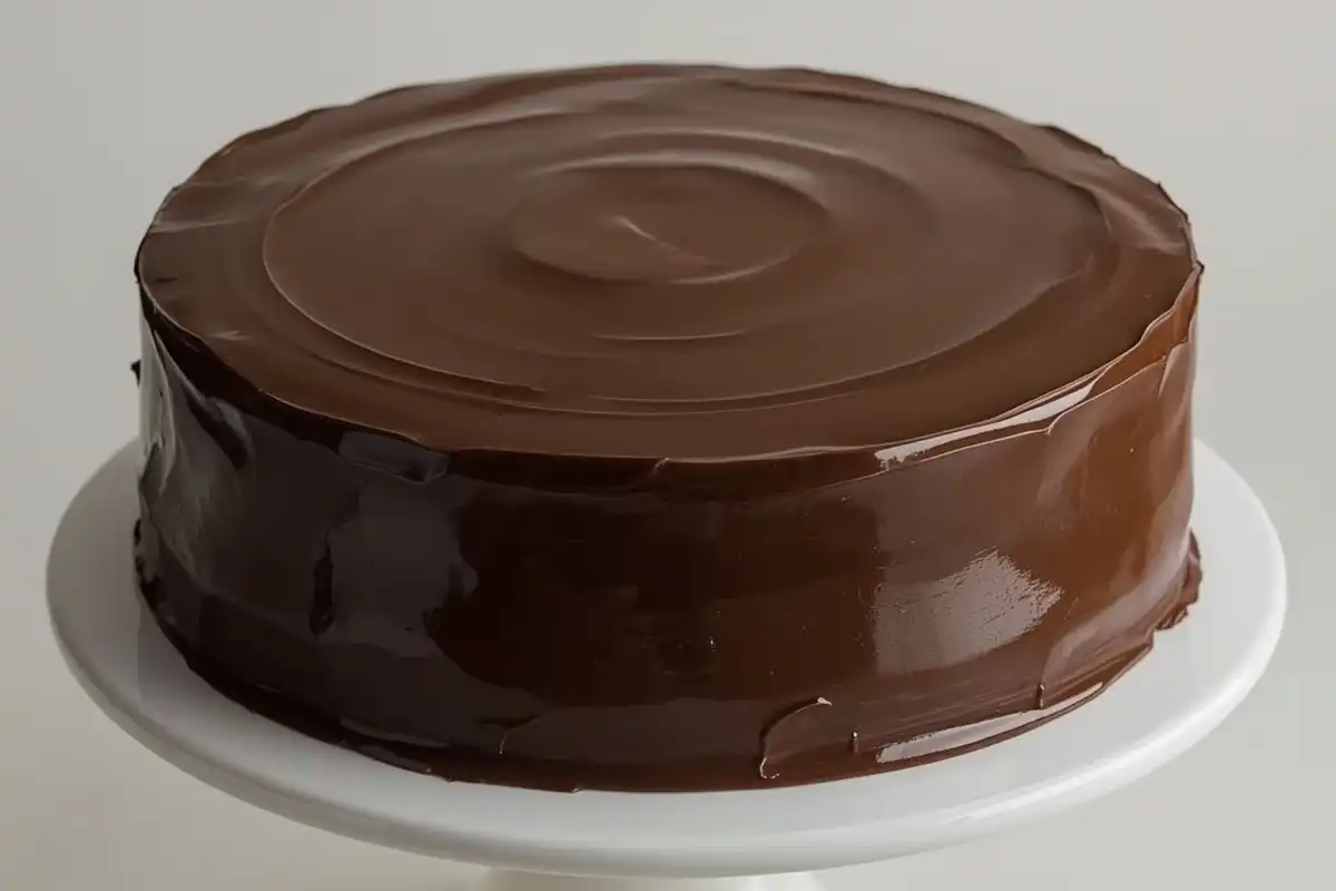 Como Fazer um Bolo de Chocolate com Cobertura de Ganache que Brilha