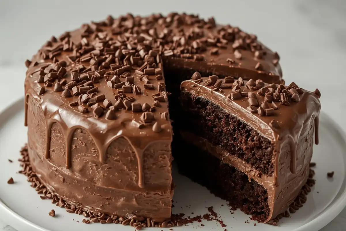 O Segredo do Bolo de Brigadeiro com Massa de Chocolate