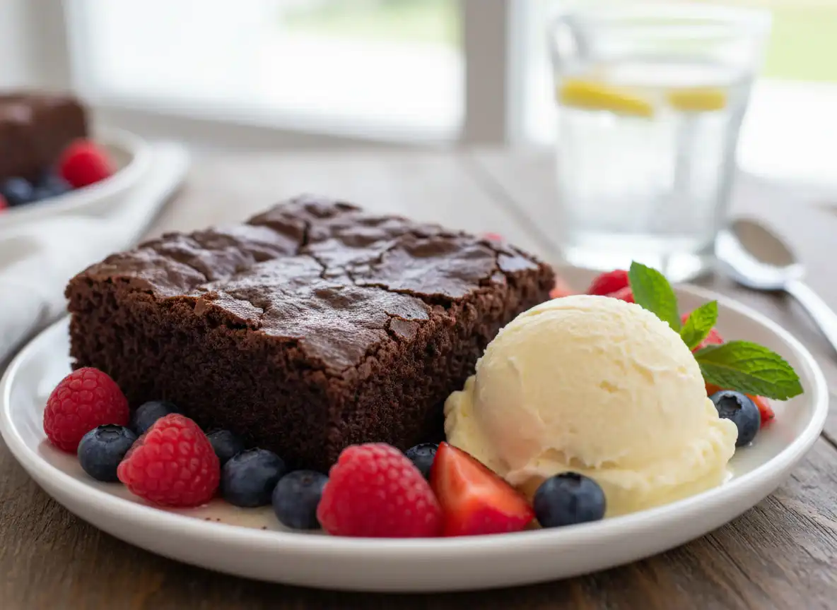 Brownie Fit de Abacate com Cacau 100% (sem açúcar)