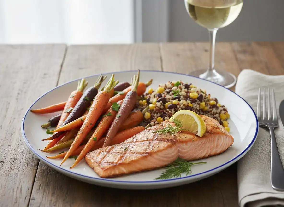 Cenouras Baby Assadas com Gengibre, Laranja e Toque de Mel Fit