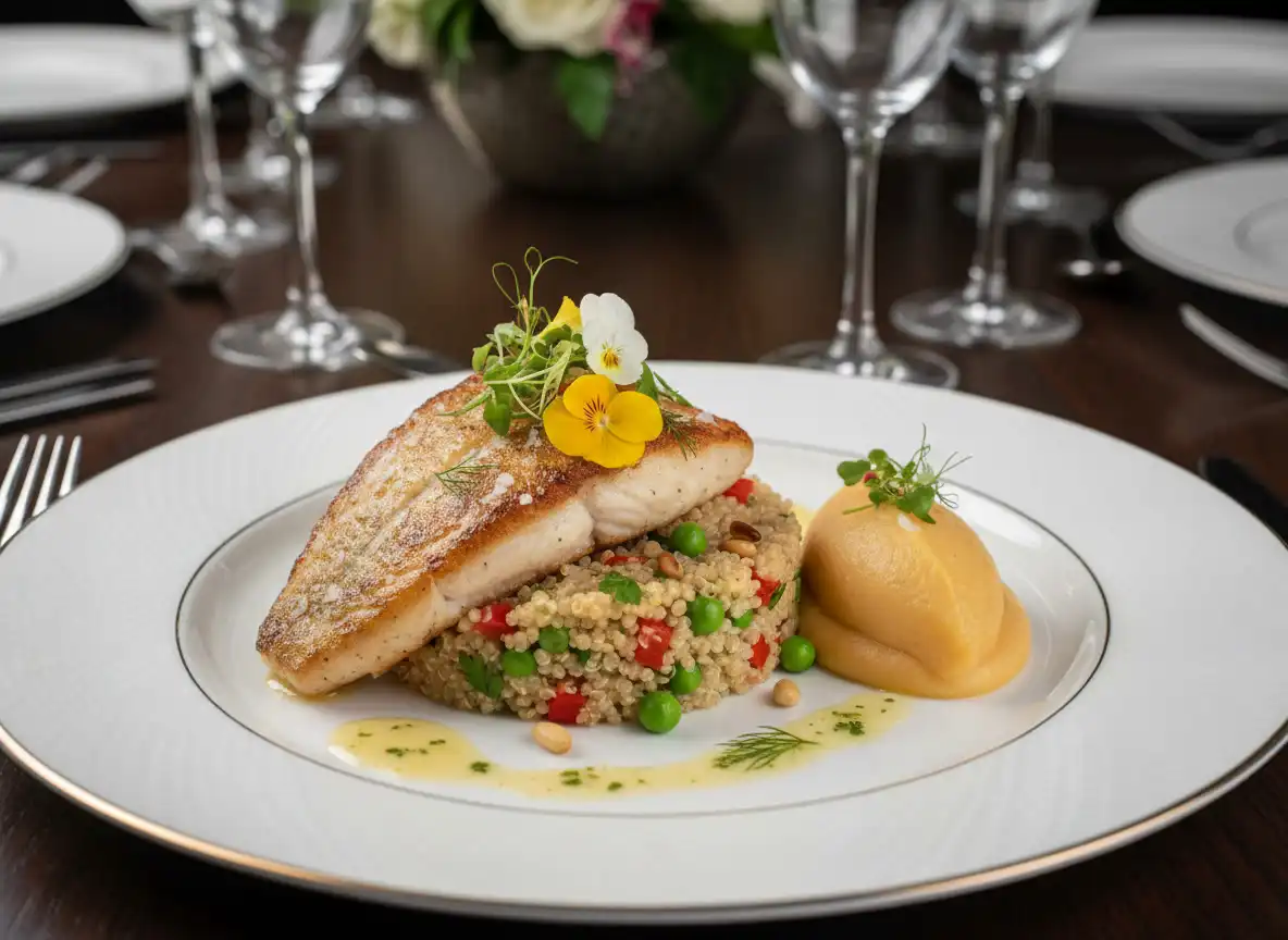 Filé de Tilápia ao Espumante Fit com Ervas Finas e Limão