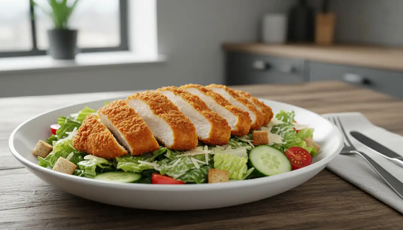 Frango Crocante de Forno com Crosta de Linhaça e Lemon Pepper