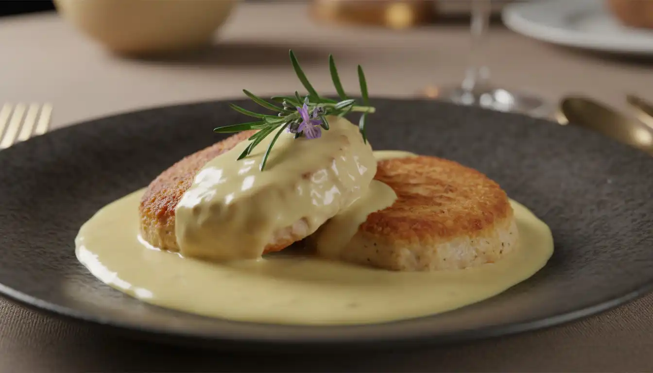 Medalhões de Peru ao Molho de Mostarda Dijon e Alecrim