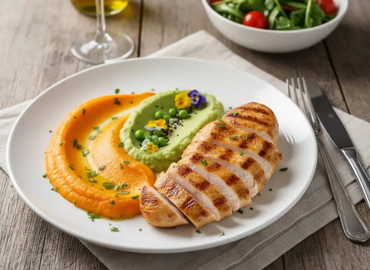 Purê Funcional de Cenoura com Gengibre e Tahine