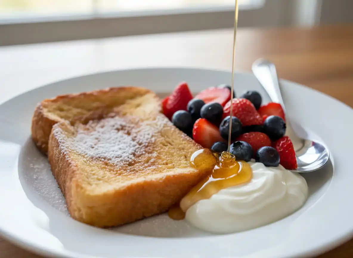 Rabanada Fit de Air Fryer com Canela e Xilitol