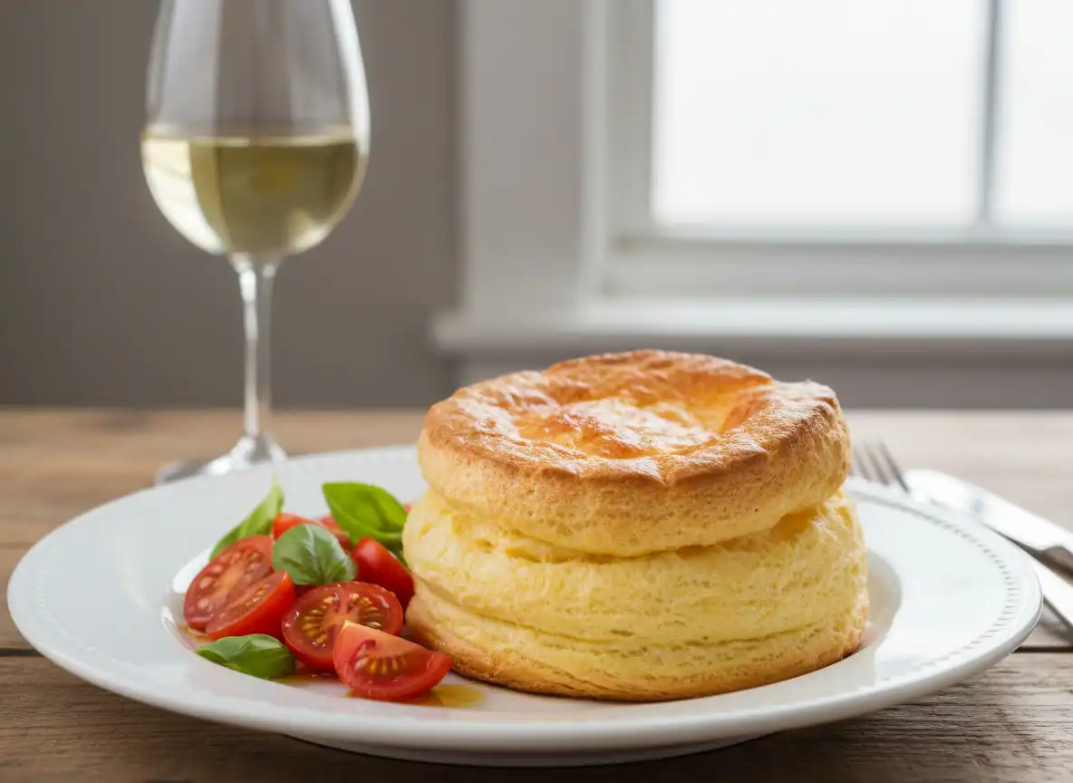 Suflê Proteico de Espinafre com Ricota e Parmesão Light