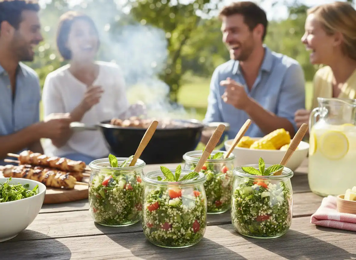 Tabbouleh de Abobrinha com Hortelã Fresca, Limão e Sementes de Girassol